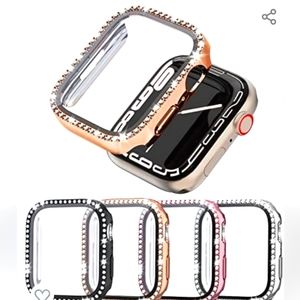 Apple watch rhinestone face covers